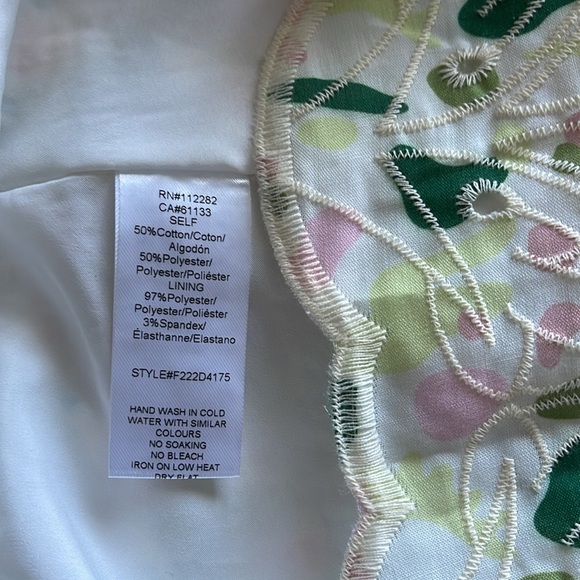 Adelyn Rae Felicia Eyelet Midi Dress in size S. New with tags. - Picture 8 of 13